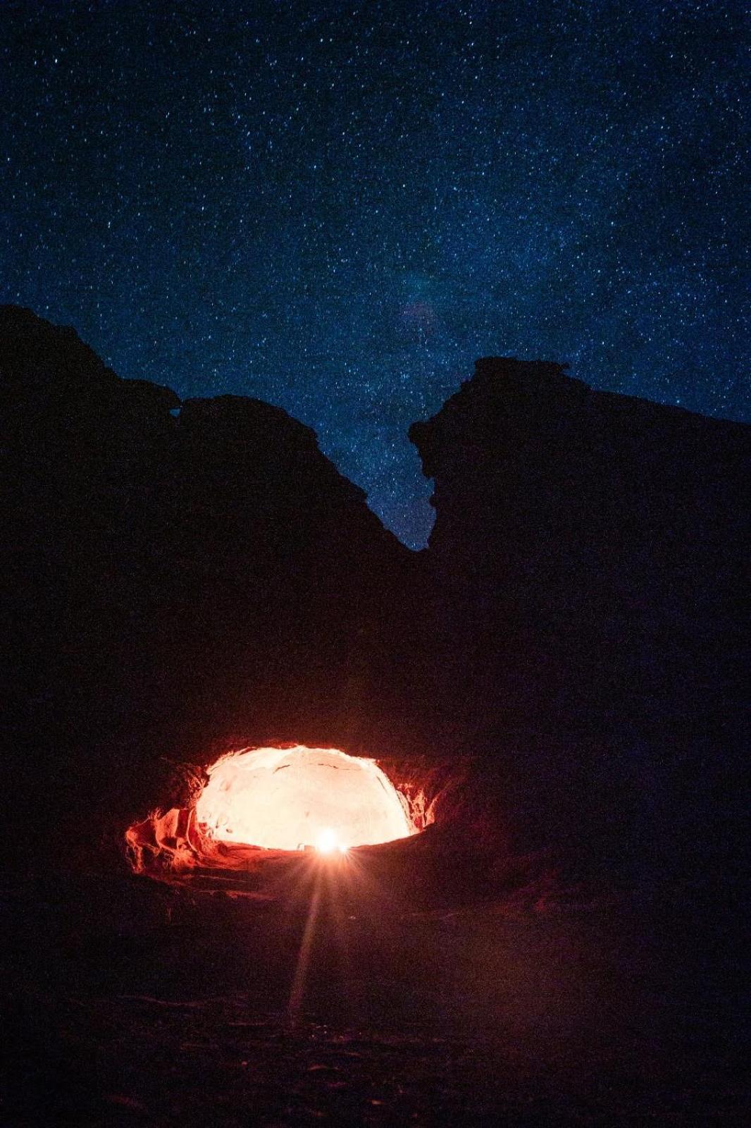 Wadi Rum Cave Camping Zewnętrze zdjęcie